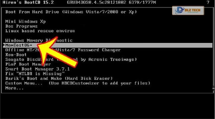 Kiểm tra RAM laptop bị lỗi bằng phần mềm MEMTEST86
