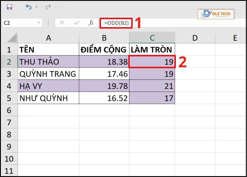 hàm odd