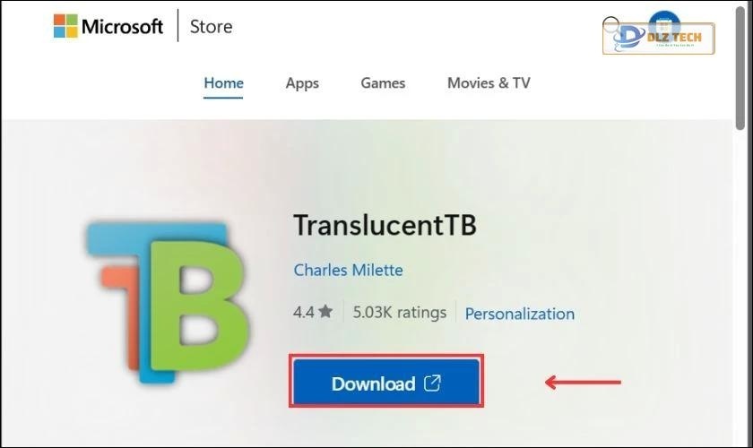 Tải ứng dụng TranslucentTB