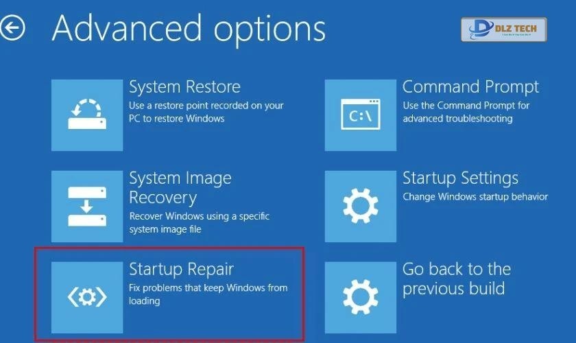 Khôi phục Windows về thời điểm trước khi xảy ra lỗi Invalid Partition Table