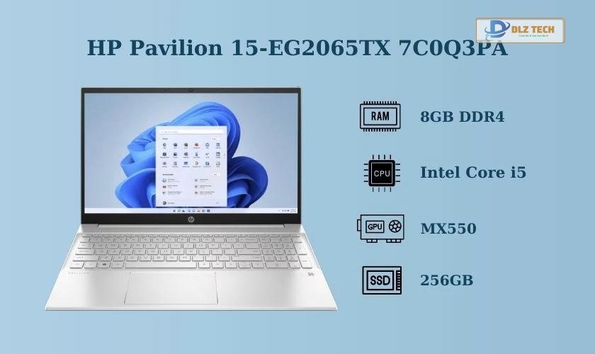 Laptop HP Pavilion 15-EG2065TX 7C0Q3PA
