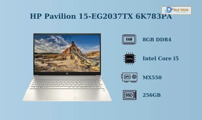 Laptop HP Pavilion 15-EG2037TX 6K783PA
