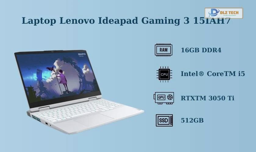Laptop Lenovo Ideapad Gaming 3 15IAH7 82S90086VN