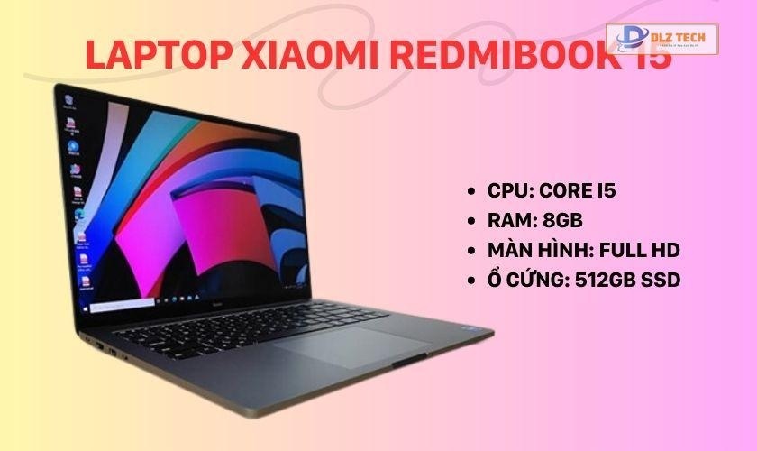 Laptop Xiaomi RedmiBook 15 JYU4506AP cho sinh viên du lịch