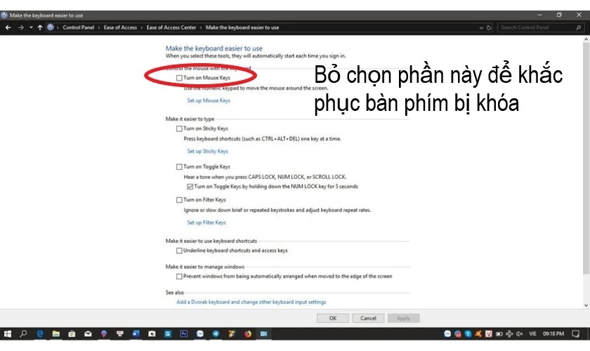 Hướng dẫn cách sửa các lỗi bàn phím laptop Dell - bàn phím dell bị khóa