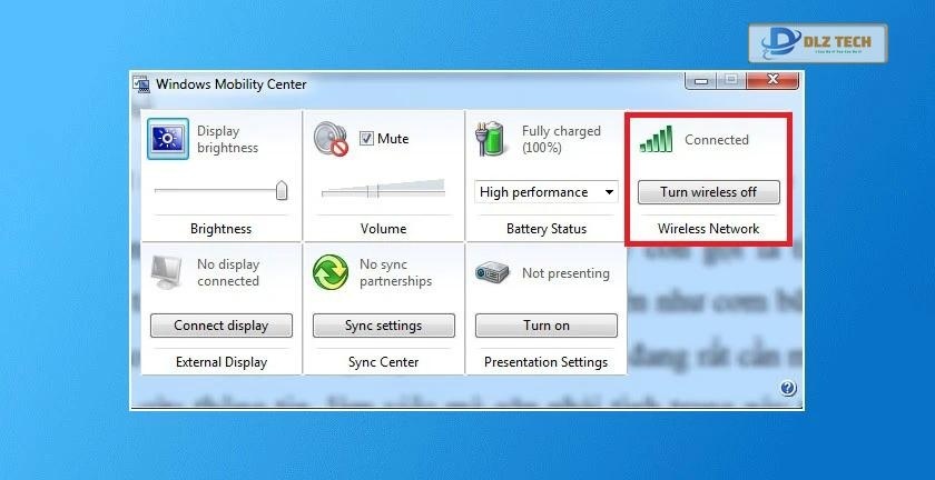 Kết nối wifi cho máy tính laptop Windows 7