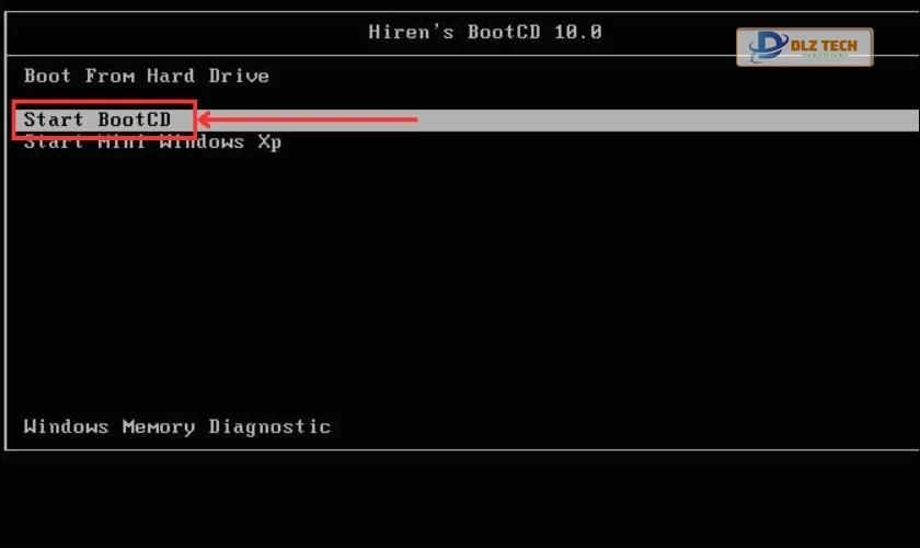 Sửa lỗi ổ cứng bằng đĩa Hiren’s Boot