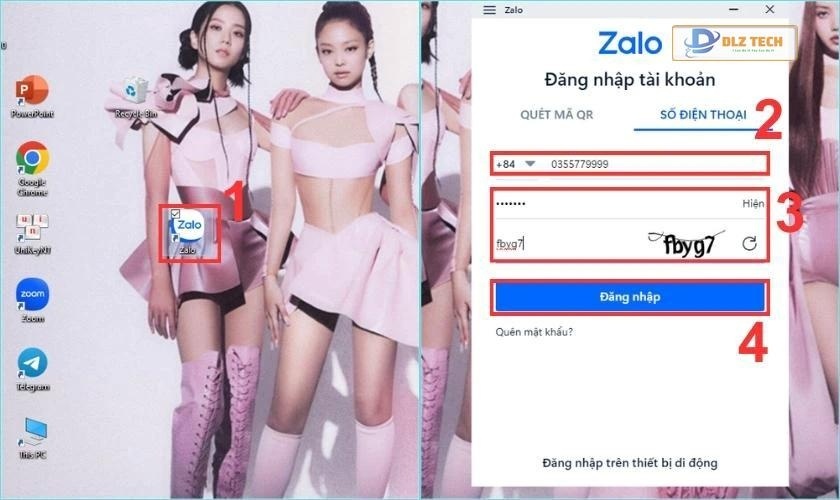 Đăng nhập bằng số điện thoại