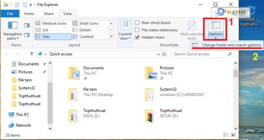 Tinh chỉnh File Explorer