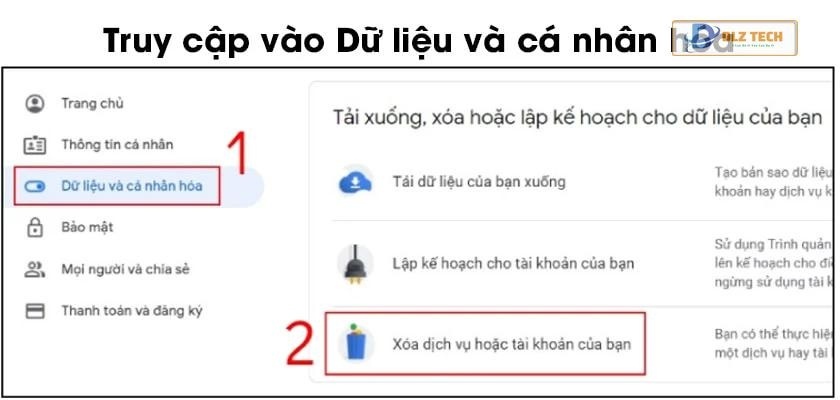 Hướng dẫn xóa tài khoản Gmail vĩnh viễn trên máy tính