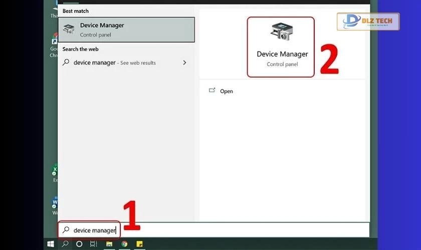 Cập nhật driver để xử lý bàn phím laptop bị liệt