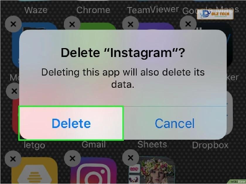 Xóa và cài đặt lại Instagram