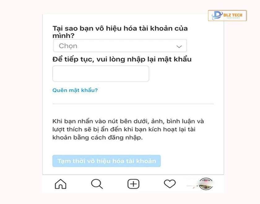 Cách khóa Instagram trên điện thoại