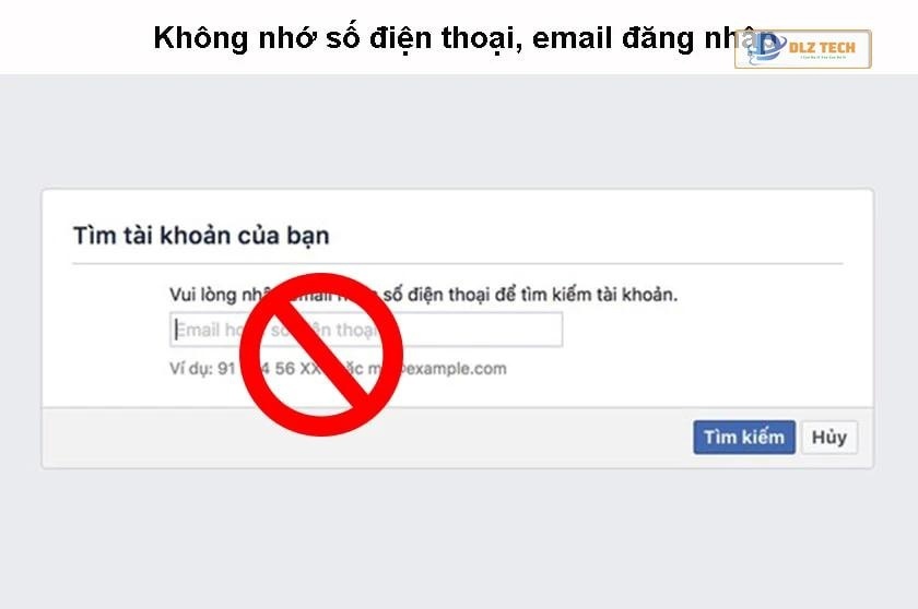 Quên thông tin đăng nhập