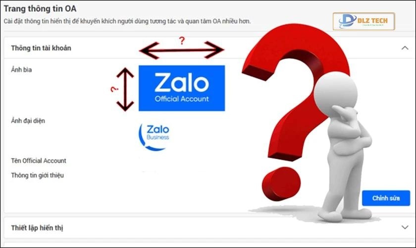 Kích thước ảnh bìa Zalo Fanpage OA là bao nhiêu?