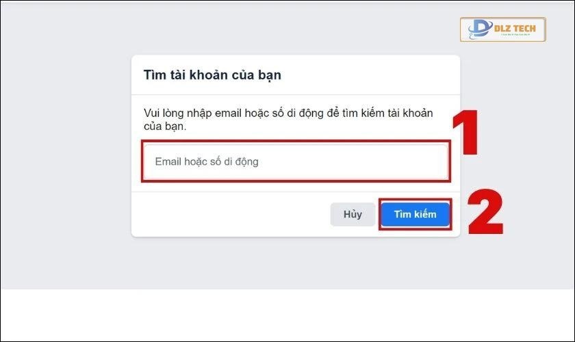 Khôi phục mật khẩu Facebook bằng số điện thoại