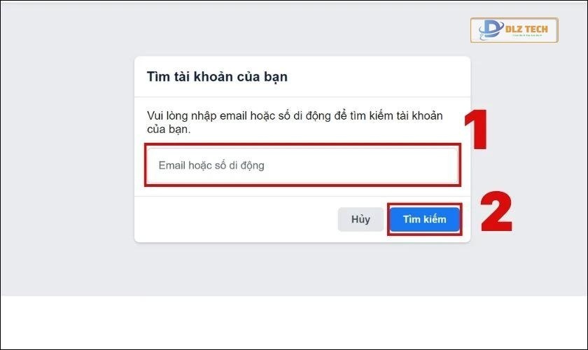 Quá trình lấy lại mật khẩu Facebook khi không có access