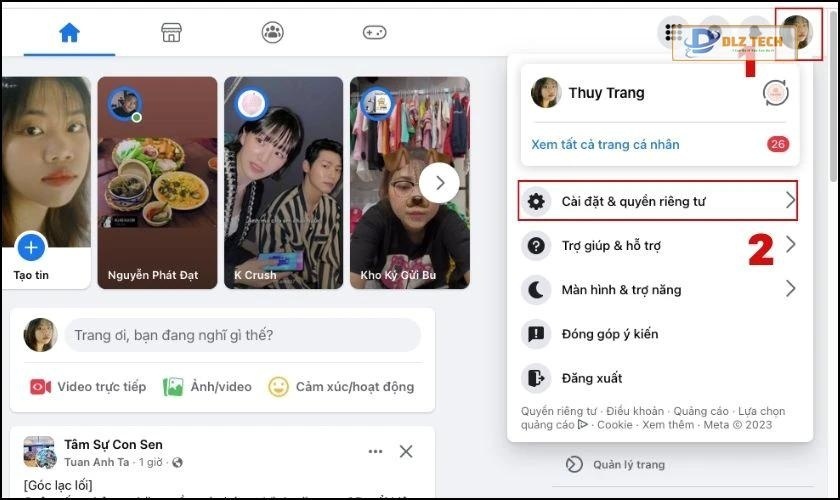 Lưu thông tin đăng nhập bằng ảnh đại diện