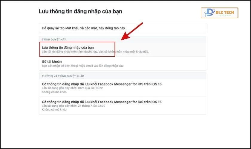 Lưu thông tin đăng nhập trên Website