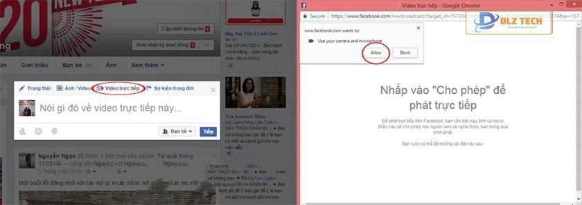 Hướng dẫn live stream Facebook trên máy tính