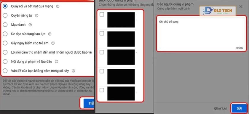 Cách report kênh Youtube