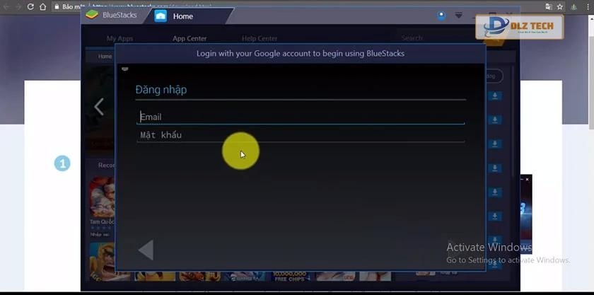 Đăng nhập tài khoản Google