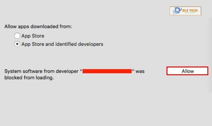 Cho phép cài đặt