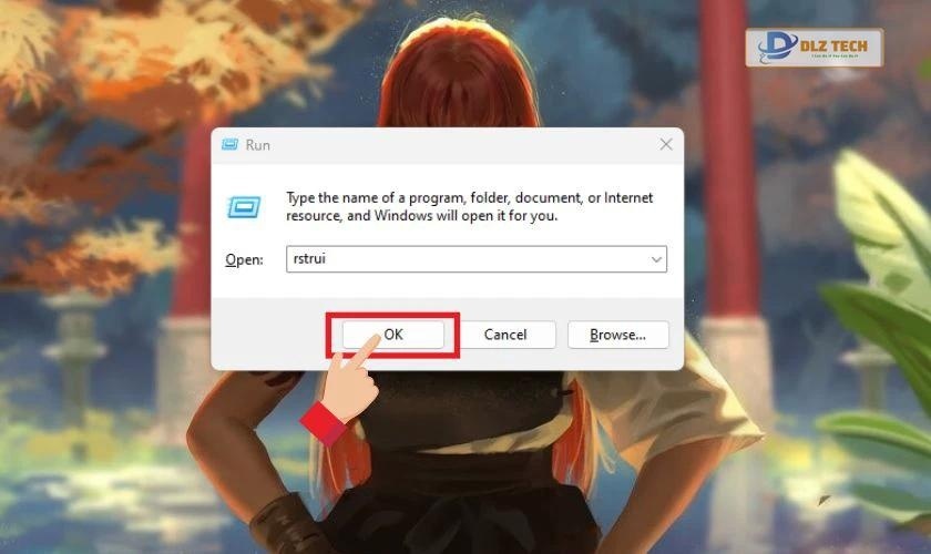 Bạn nhấn tổ hợp phím Windows + R để mở hộp lệnh RUN