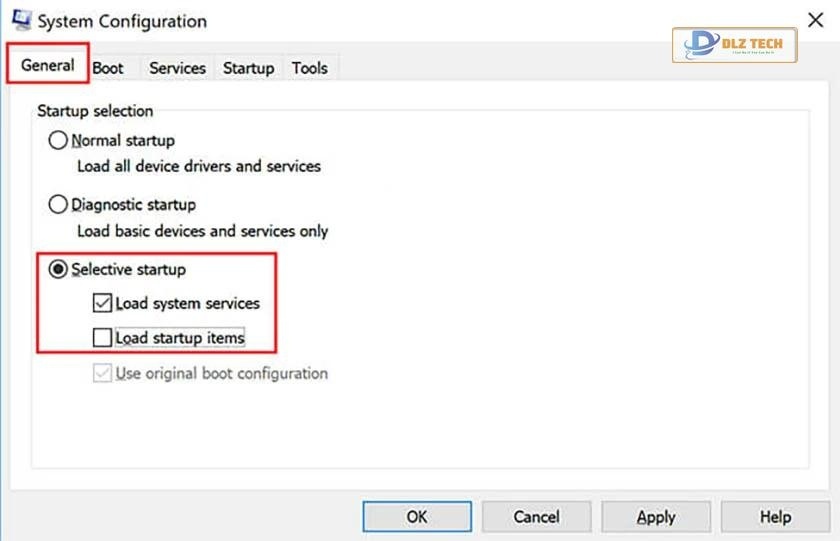 Xóa file bằng cách sử dụng Clean Boot
