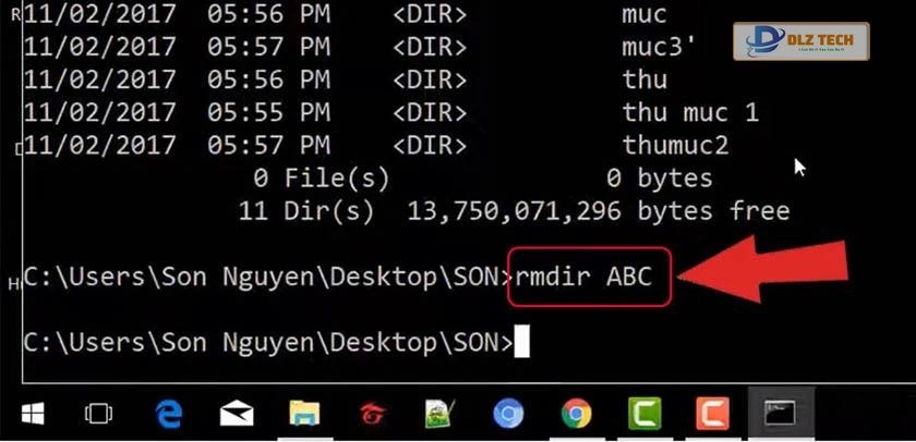 Cách xóa file cứng đầu bằng lệnh trong DOS