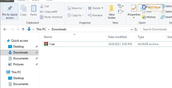 Tích chọn Delete files after archiving, sau đó nhấn OK