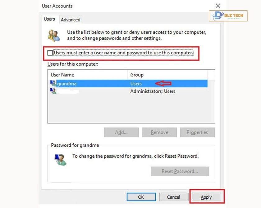 tắt mật khẩu win 10