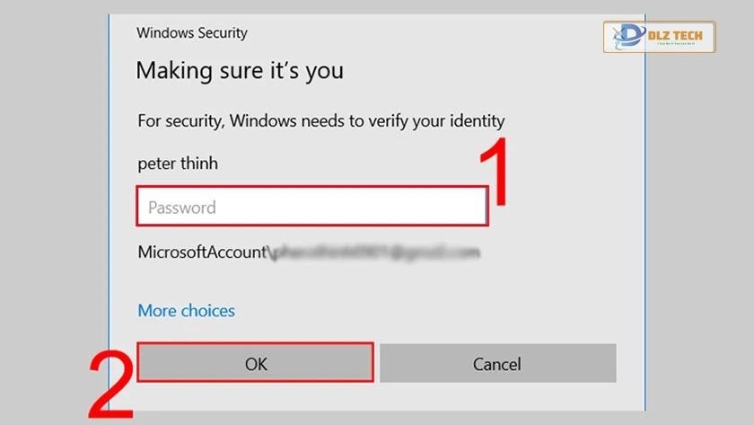 tắt mật khẩu win 10
