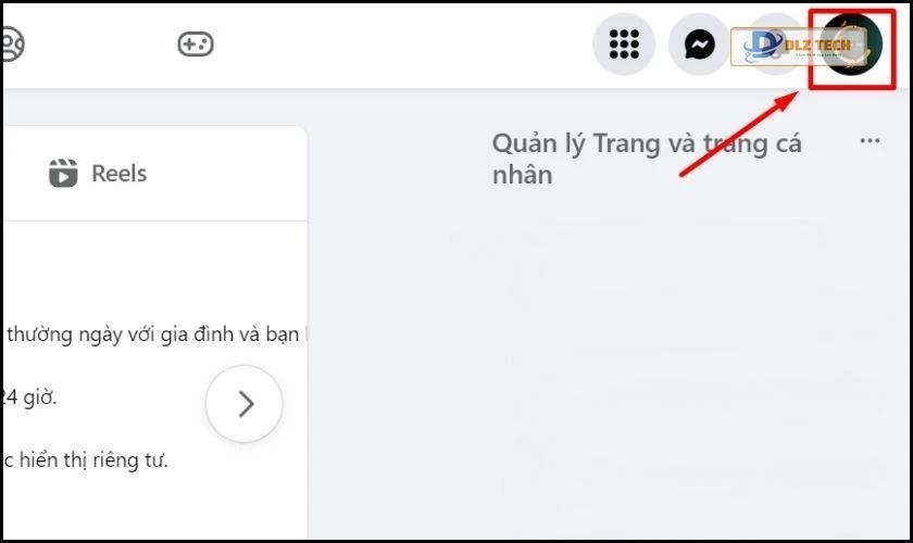 Đăng ảnh, video lên story Facebook không bị mờ trên máy tính