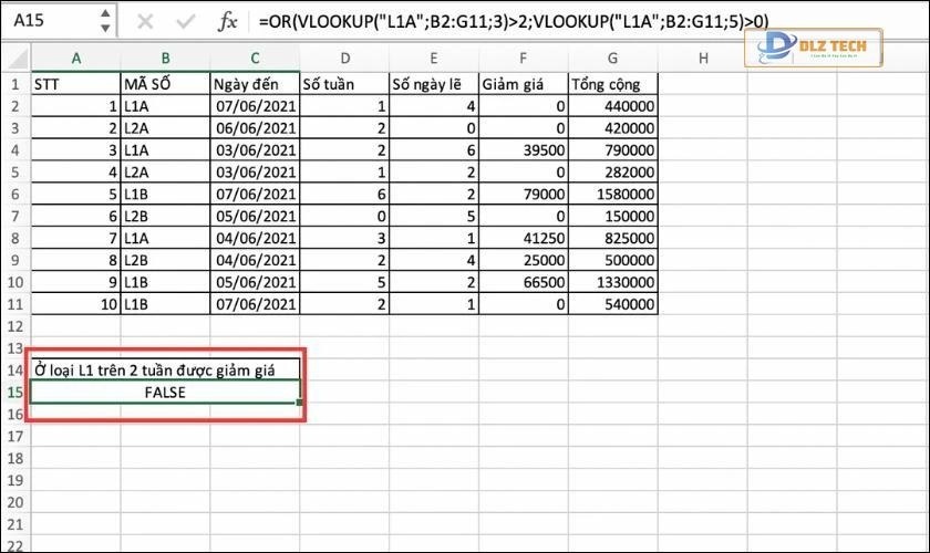Hướng dẫn kết hợp với VLOOKUP