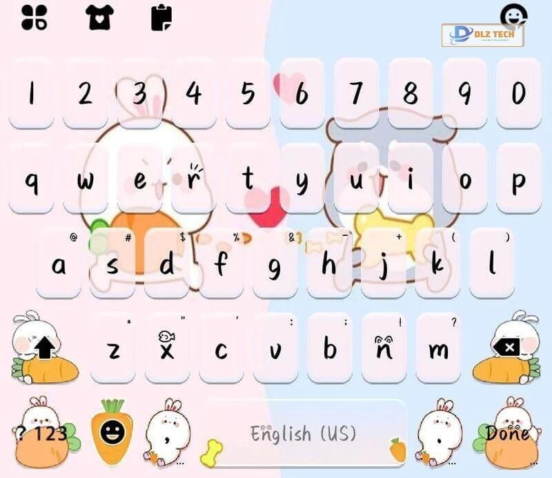 Ý tưởng hình nền bàn phím smartphone cute