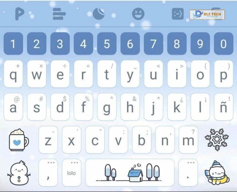 Ý tưởng hình nền bàn phím cute dành cho điện thoại