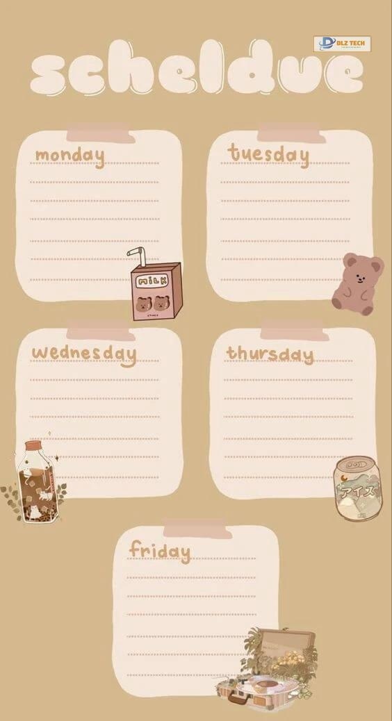 Hình nền bàn phím cute cho smartphone