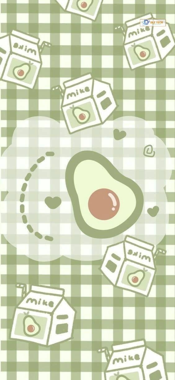 Hình quả bơ dễ thương