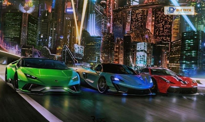 Ảnh nền nhiều siêu xe nét 4K trên máy tính