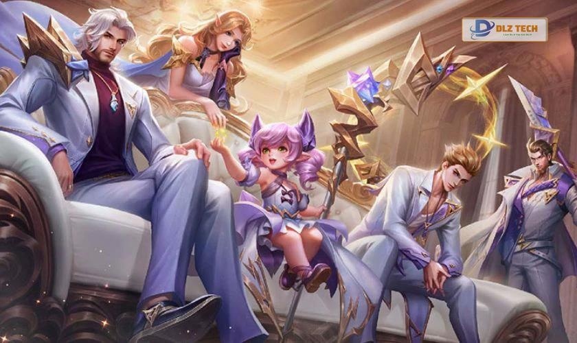 Wallpaper máy tính 4K hình các tướng Liên Quân