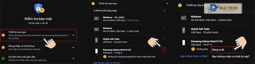 Đăng xuất Gmail ra khỏi tất cả các thiết bị