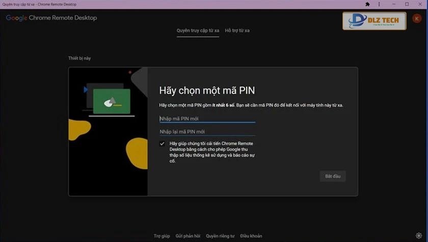 Sử dụng tiện ích Chrome Remote Desktop