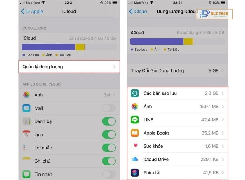 Hướng dẫn cách giải phóng dung lượng iPhone
