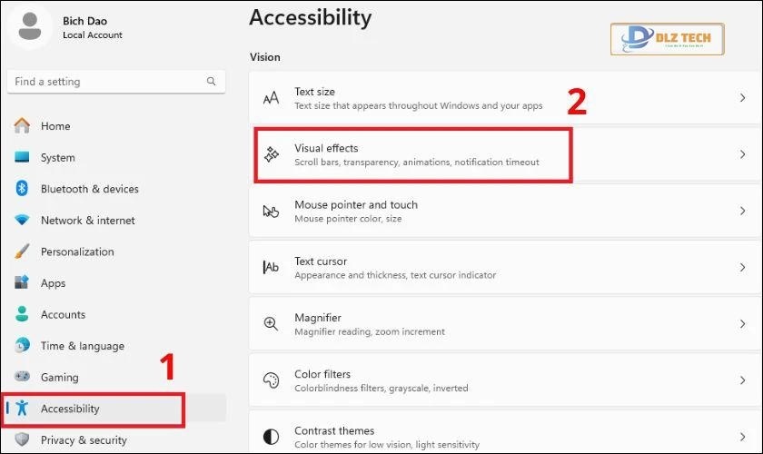 Tắt ảnh nền động trên Windows