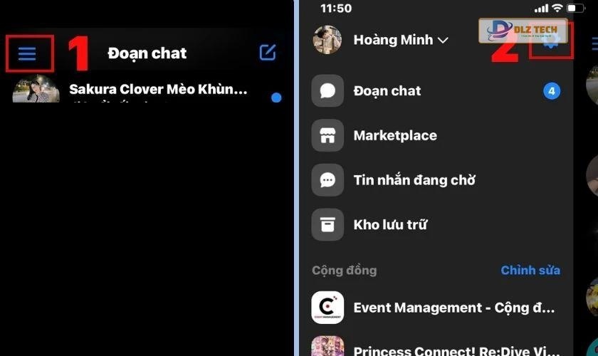 cách sửa link facebook trên iphone