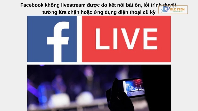 Tại sao facebook không phát trực tiếp được