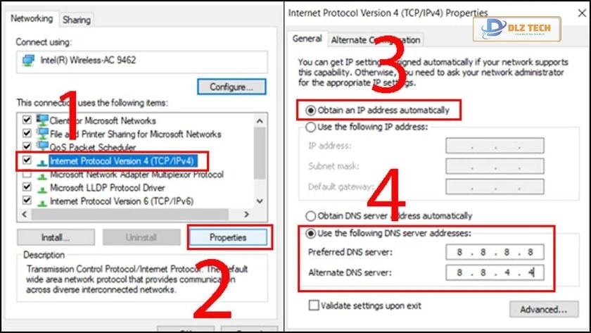 Đổi DNS trên máy tính