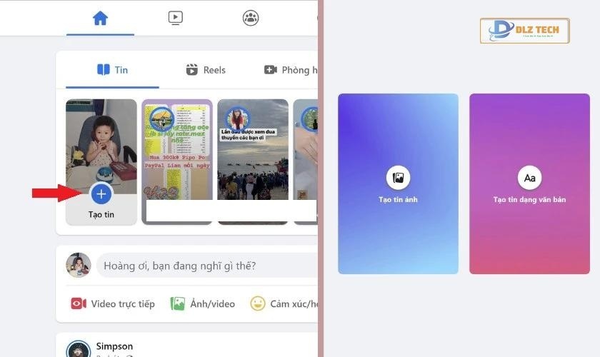 Đăng Story trên Facebook
