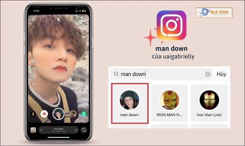 filter instagram đẹp cho nam man down